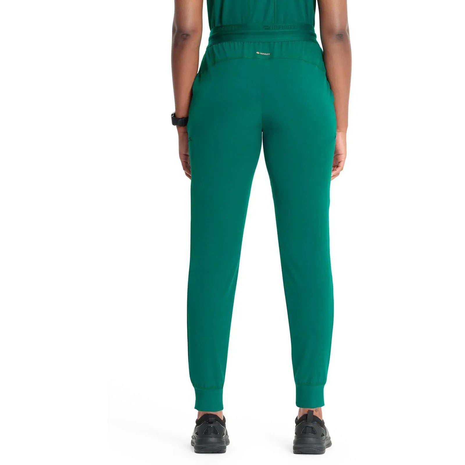 Infinity Scrubs Pants Infinity IN122A Mid Rise Jogger Women Scrubs Pant Hunter