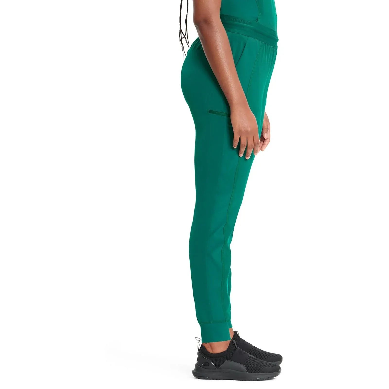 Infinity Scrubs Pants Infinity IN122A Mid Rise Jogger Women Scrubs Pant Hunter