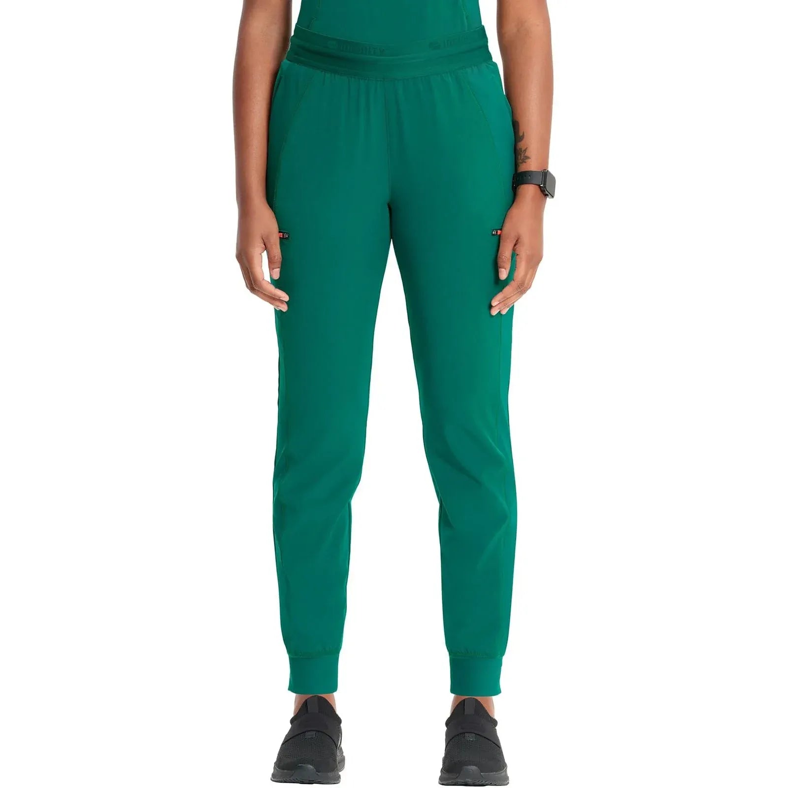 Infinity Scrubs Pants 3XL Infinity IN122A Mid Rise Jogger Women Scrubs Pant Hunter