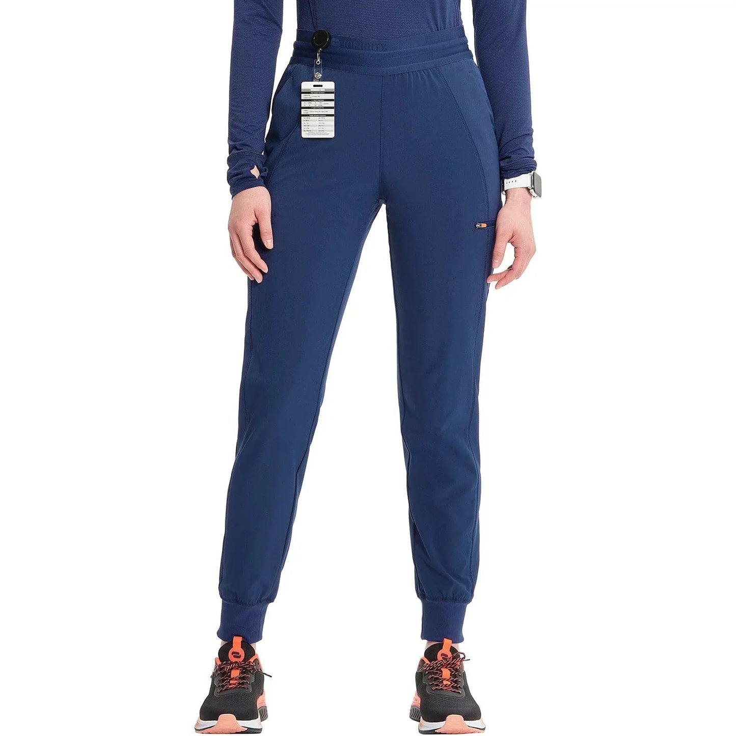 Infinity Scrubs Pants 3XL Infinity IN122A Mid Rise Jogger Women Scrubs Pant Navy