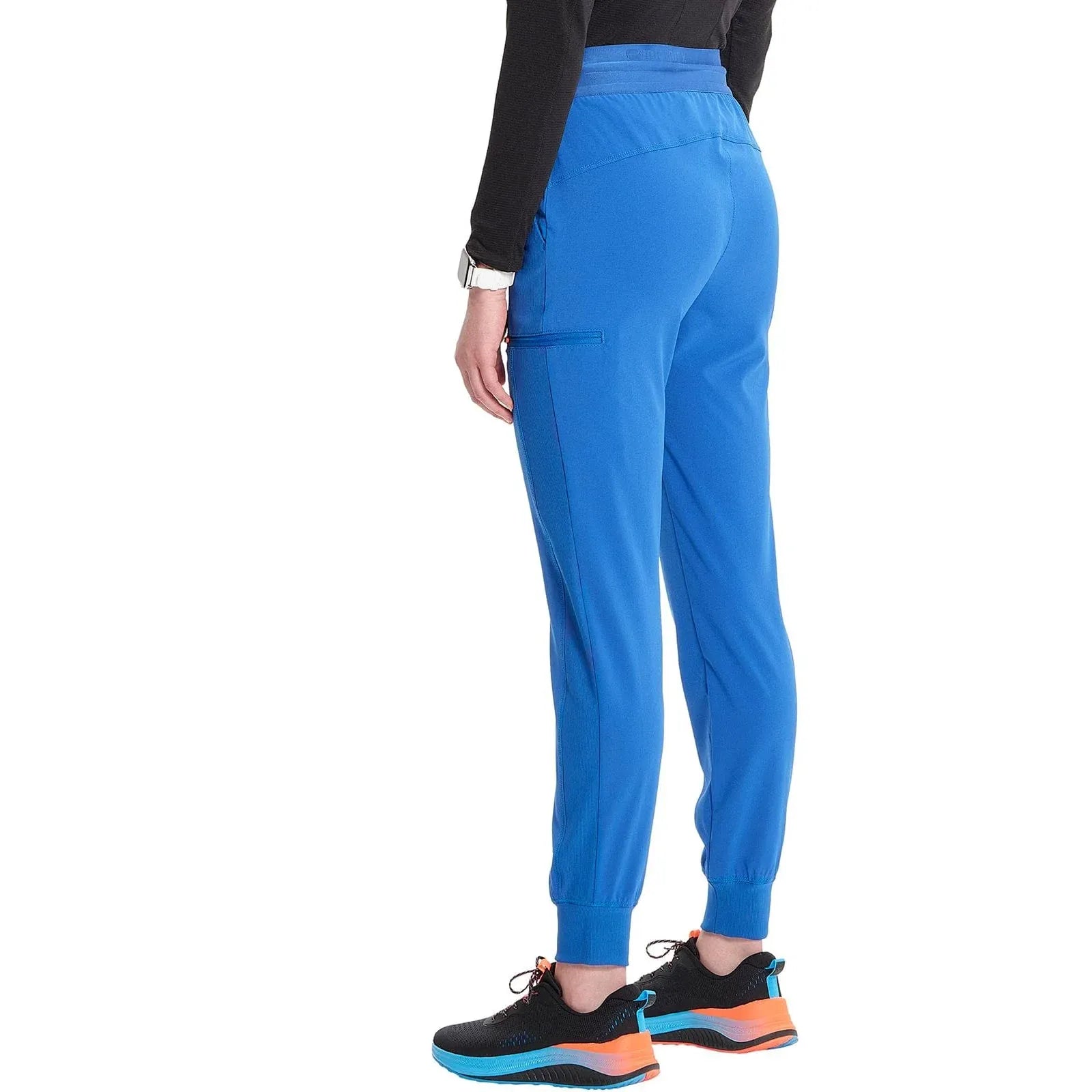 Infinity Scrubs Pants Infinity IN122A Mid Rise Jogger Women Scrubs Pant Royal