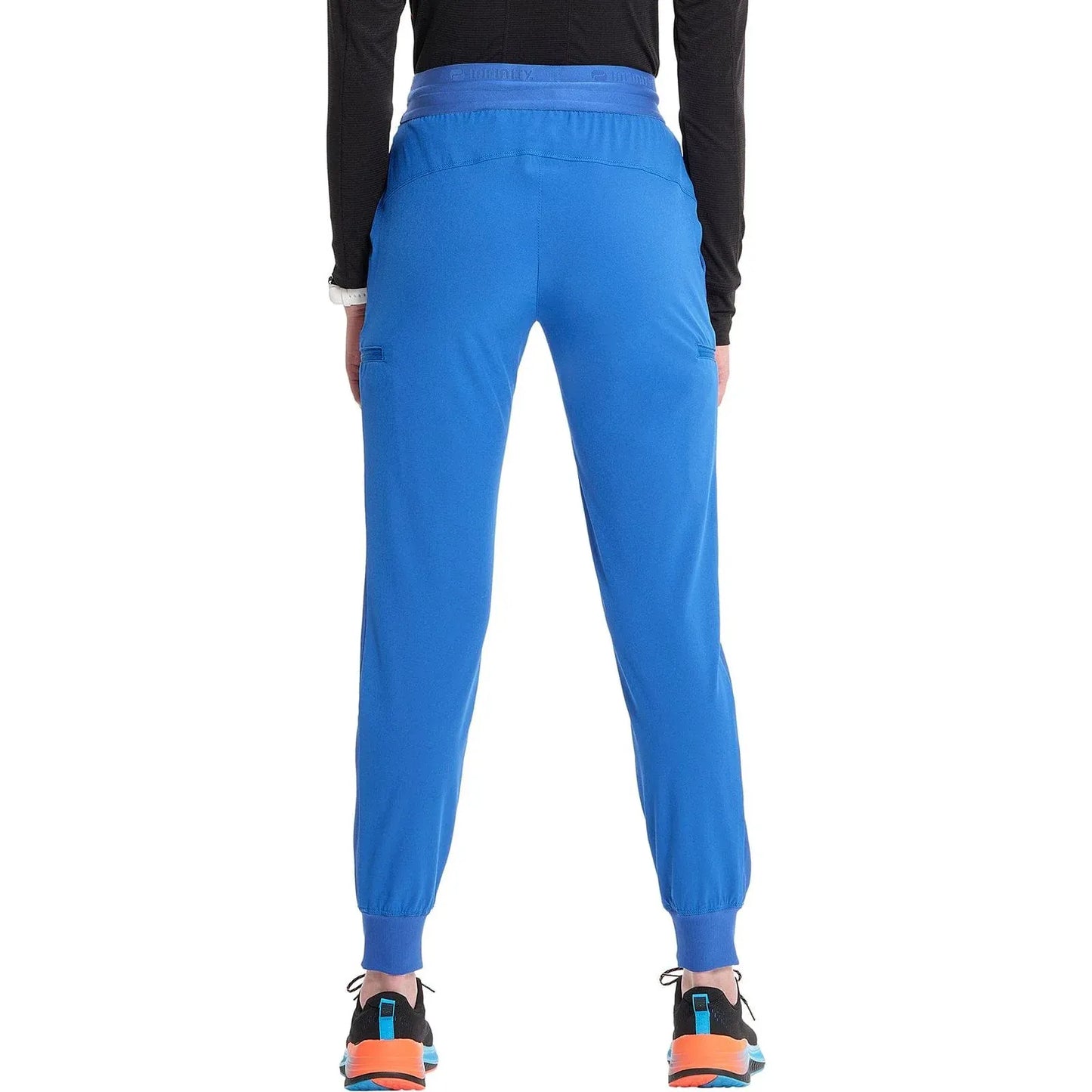 Infinity Scrubs Pants Infinity IN122A Mid Rise Jogger Women Scrubs Pant Royal
