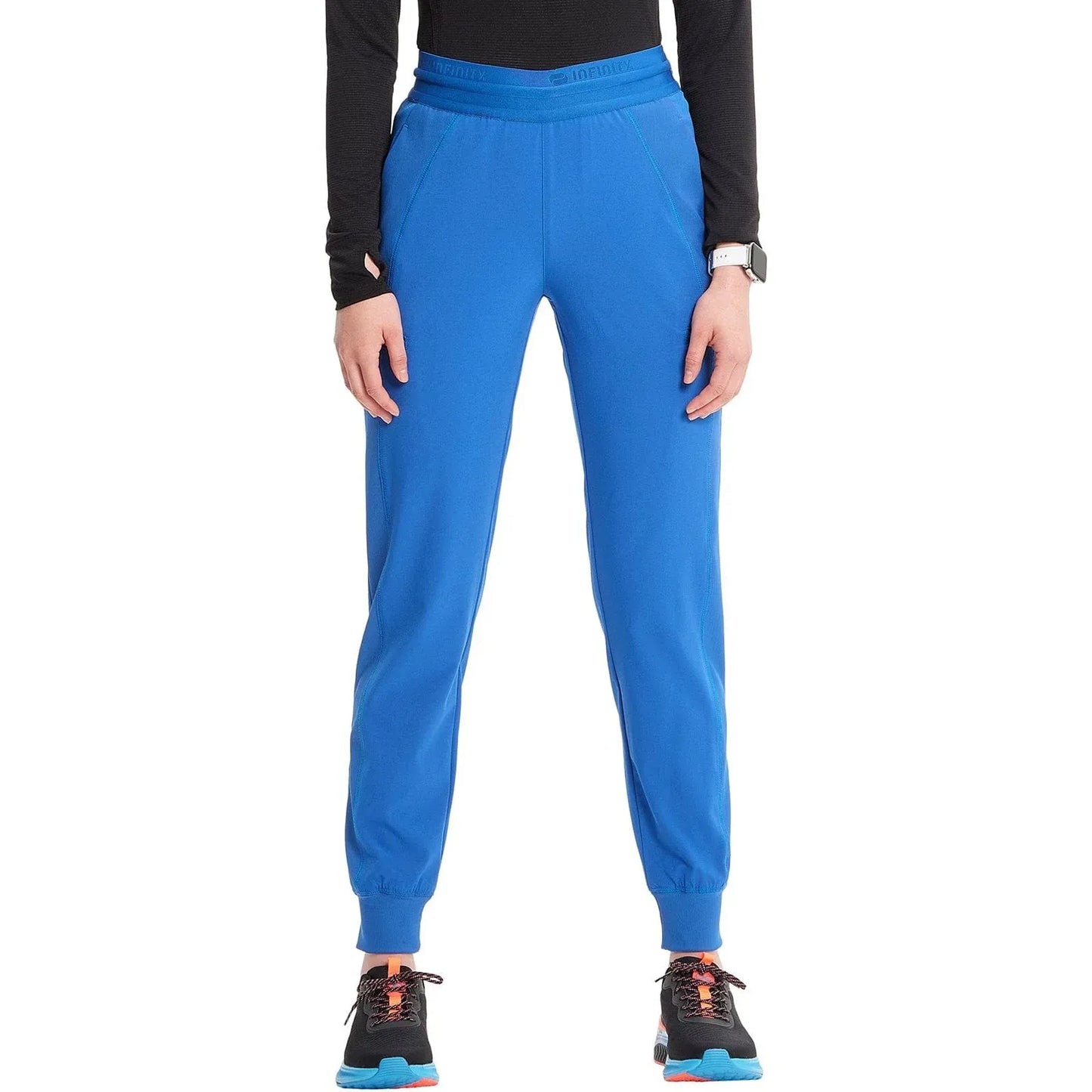 Infinity Scrubs Pants 3XL Infinity IN122A Mid Rise Jogger Women Scrubs Pant Royal