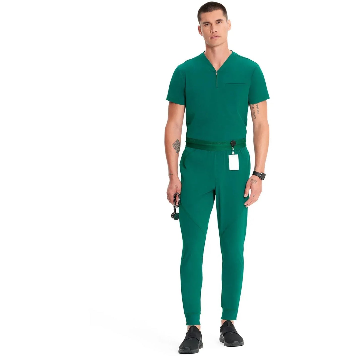 Infinity GNR8 IN204A Mens Mid Rise Jogger Men Pant Hunter Green