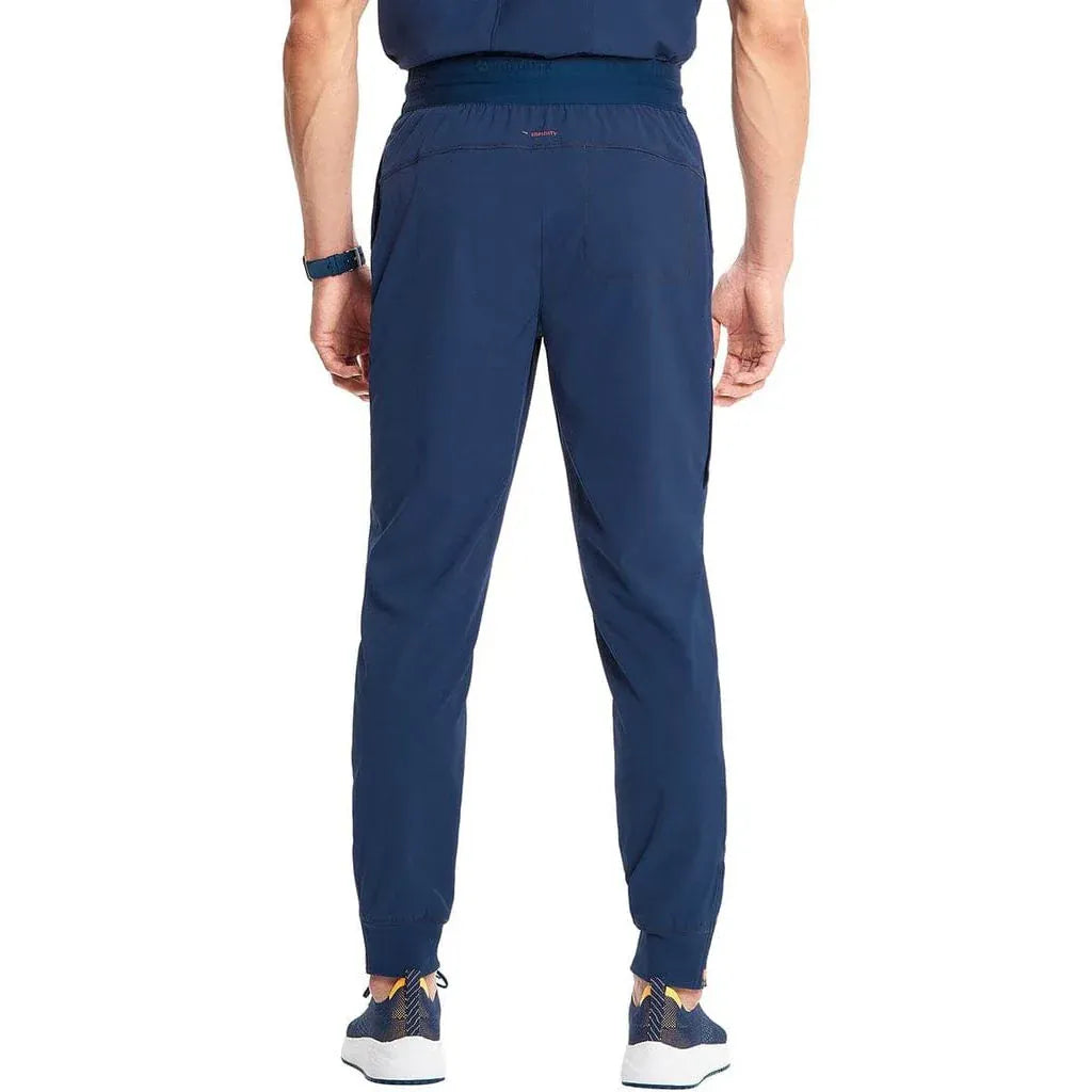 Cherokee Infinity IN204A Mens Mid Rise Jogger Men Pant Navy
