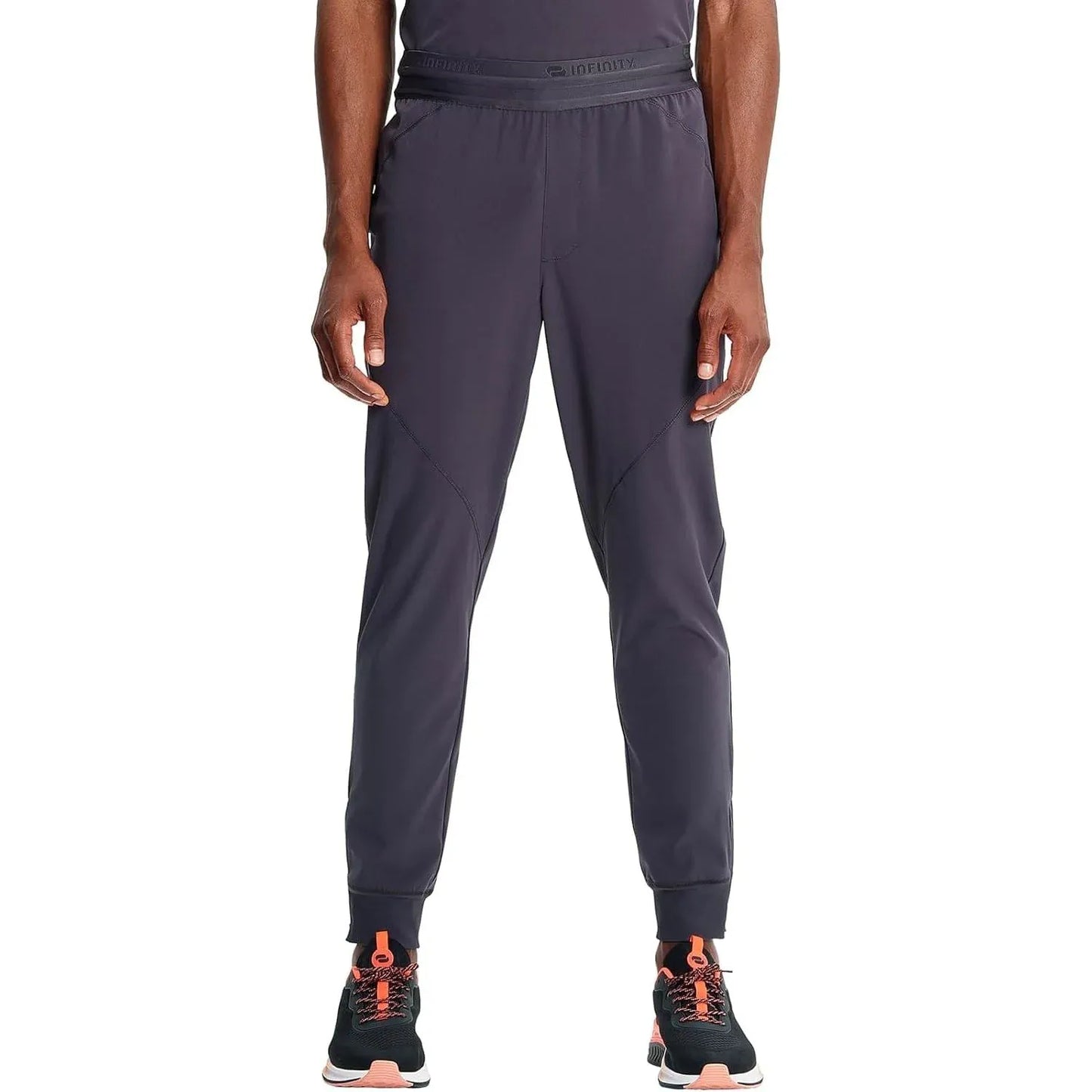 Cherokee 3XL Infinity IN204A Mens Mid Rise Jogger Men Pant Pewter