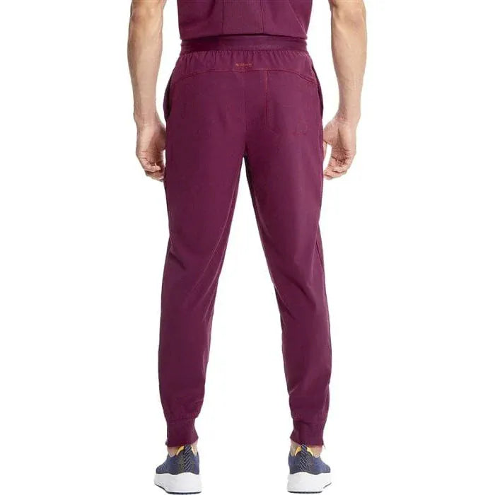 Cherokee Infinity IN204A Mens Mid Rise Jogger Men Pant Wine