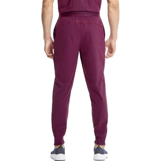 Cherokee Infinity IN204A Mens Mid Rise Jogger Men Pant Wine