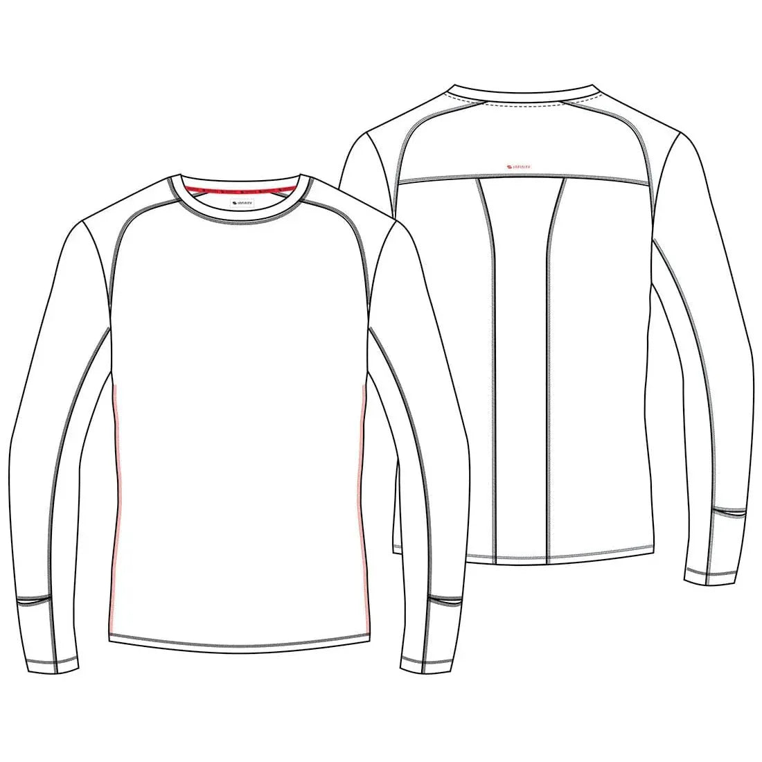 Infinity Underscrub Top Infinity IN608 Mens Long Sleeve Performance Underscrub Men Matcha Lat