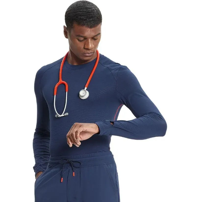 Cherokee XS Infinity IN608 Mens Long Sleeve Performance Underscrub Men Navy