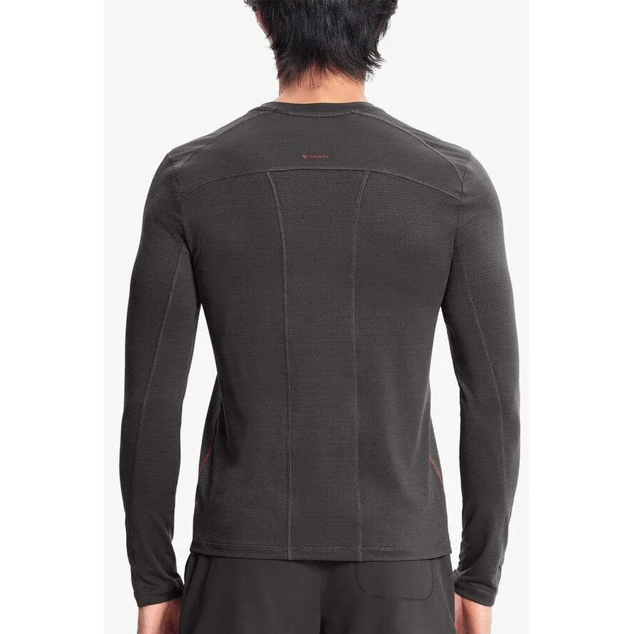 Cherokee Infinity IN608 Mens Long Sleeve Performance Underscrub Men Pewter