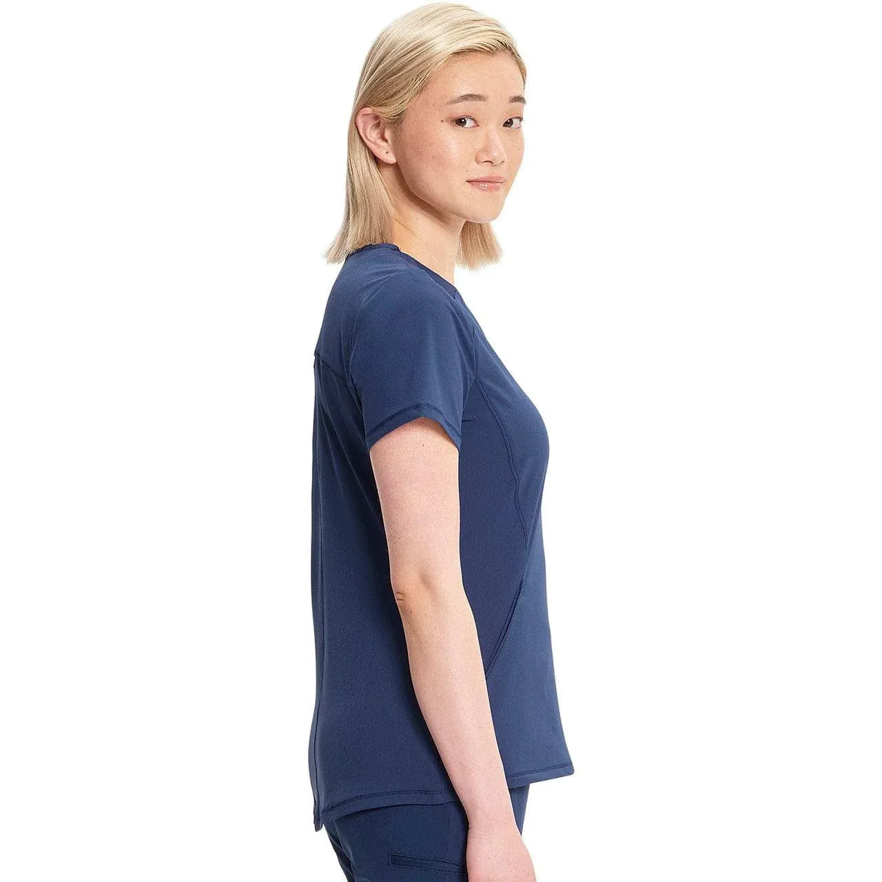 Cherokee Infinity IN620A V-neck Top Women Top Navy