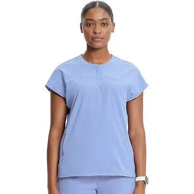Cherokee 3XL Infinity IN622A Henley Top Women Top Ciel