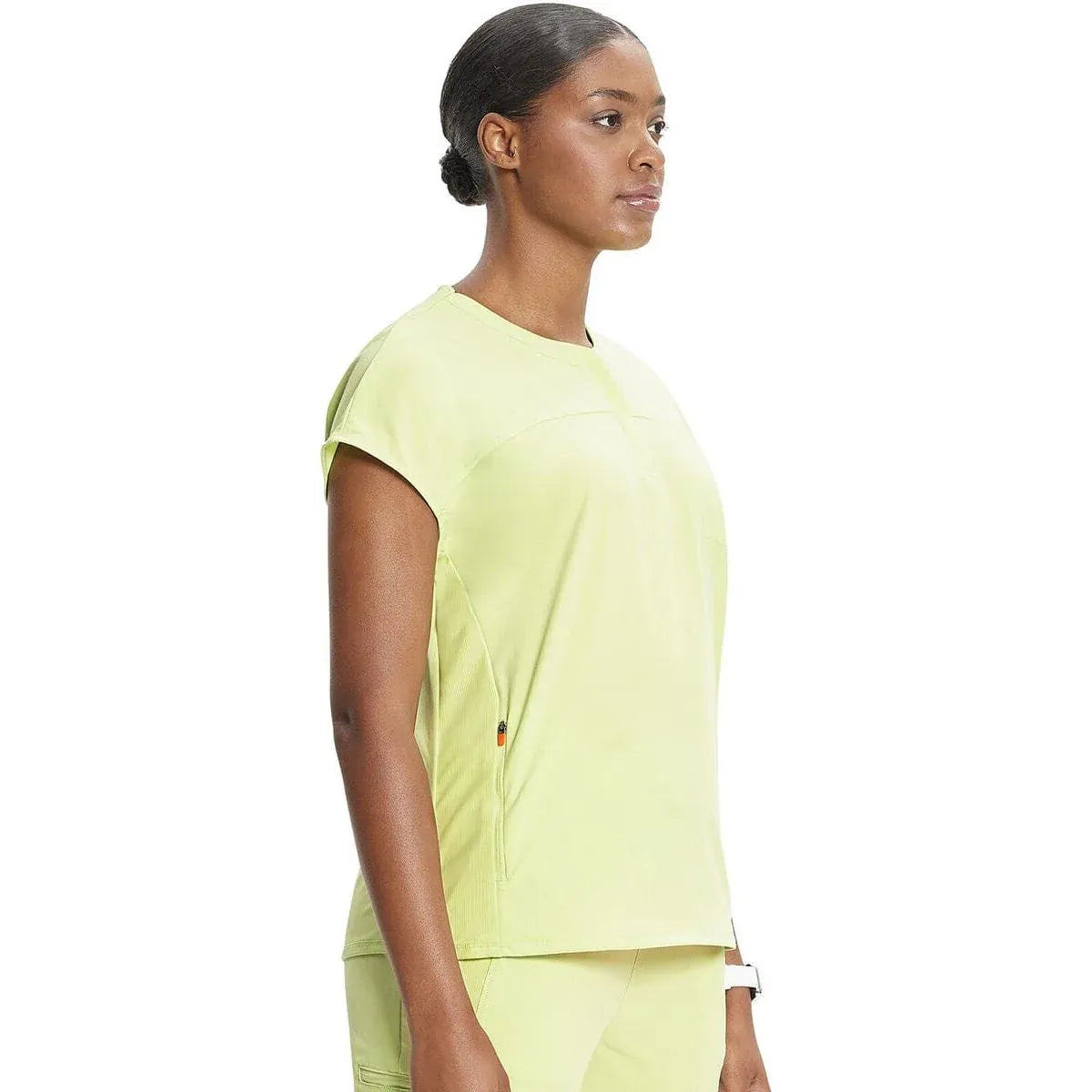 PIM-BUN Infinity IN622A Henley Top Women Top Green Energy