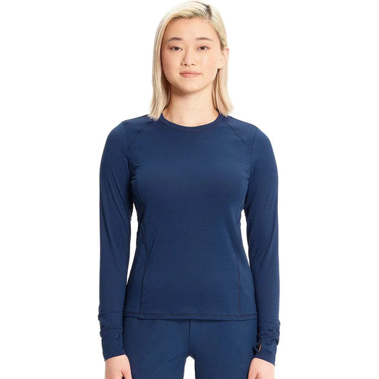 Cherokee L Infinity IN640 Long Sleeve Performance Underscrub Women Underscrub Navy XS