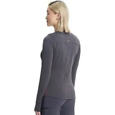 Cherokee Infinity IN640 Long Sleeve Performance Underscrub Women Underscrub Pewter