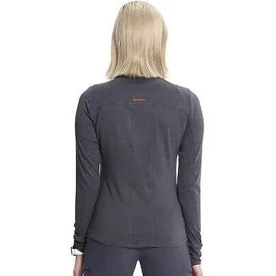 Cherokee Infinity IN640 Long Sleeve Performance Underscrub Women Underscrub Pewter