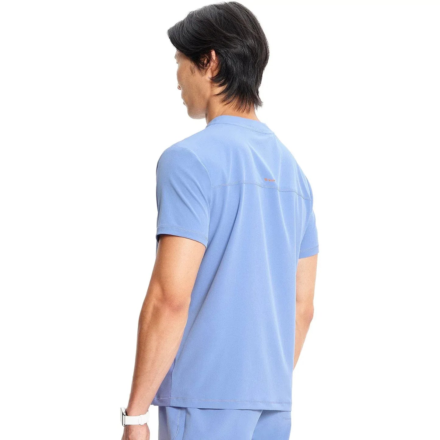 Cherokee Infinity IN702A Mens Partial Zip V-Neck Scrub Top Men Top Ciel