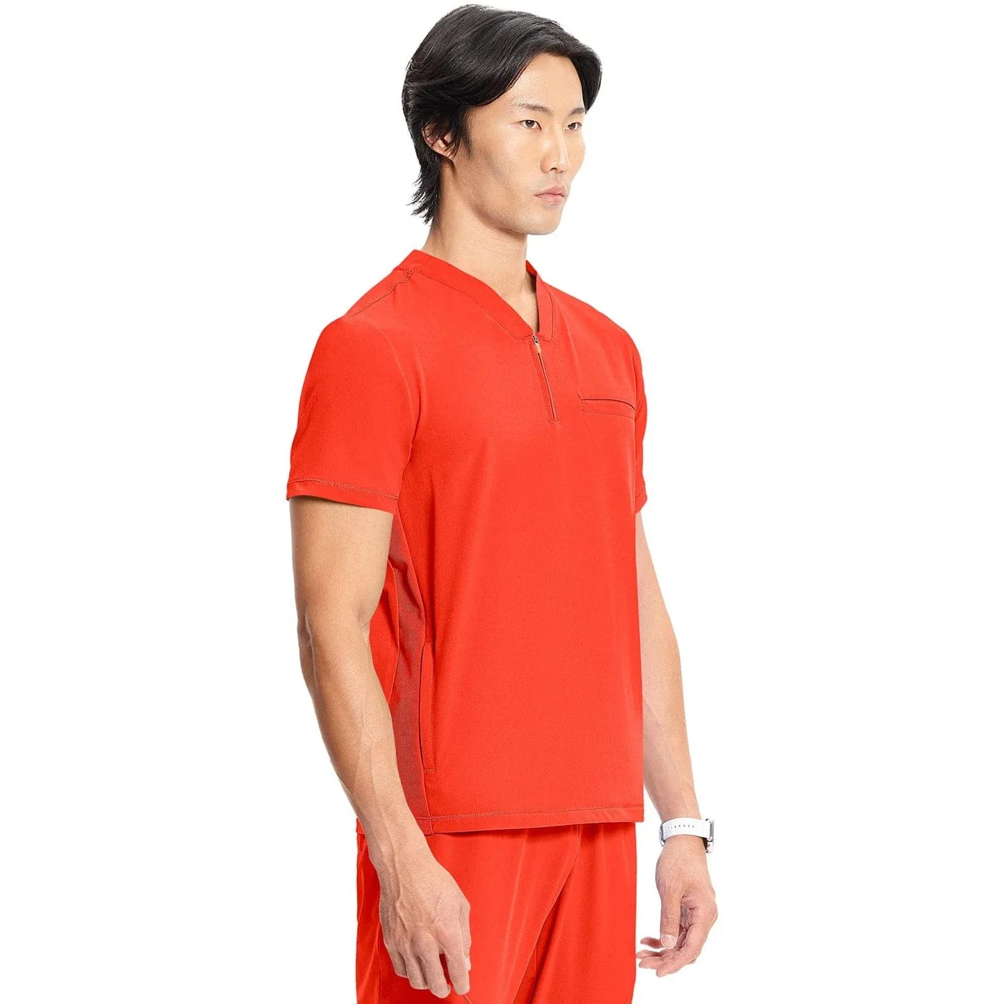 Infinity GNR8 IN702A Mens Partial Zip V-Neck Top Men Top Fire Bird