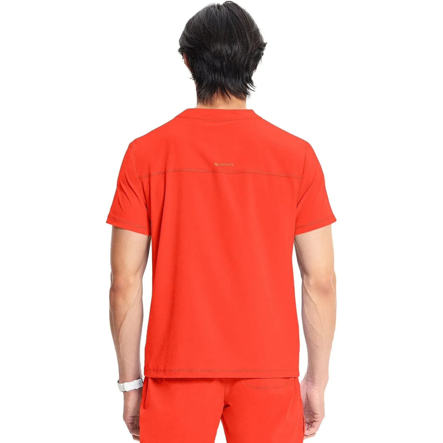 Infinity GNR8 IN702A Mens Partial Zip V-Neck Top Men Top Fire Bird