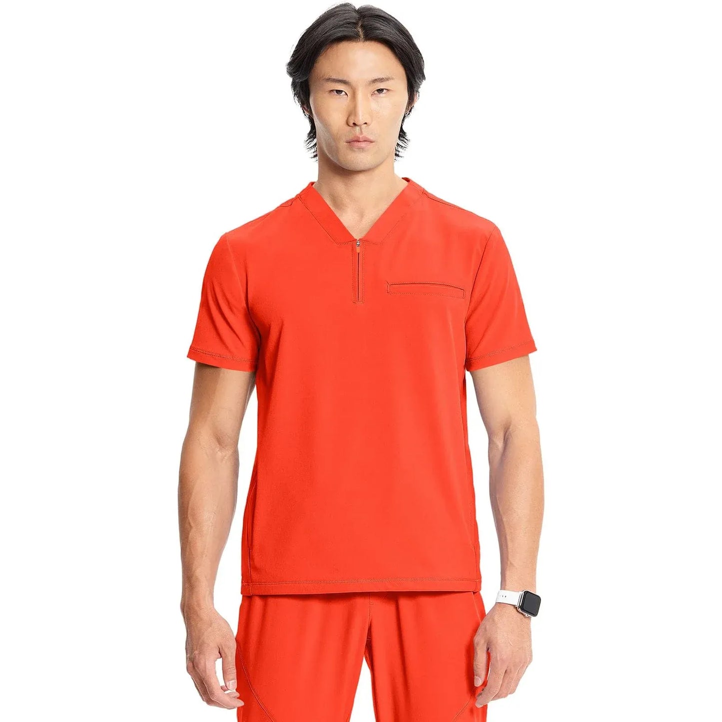 Infinity GNR8 IN702A Mens Partial Zip V-Neck Top Men Top Fire Bird