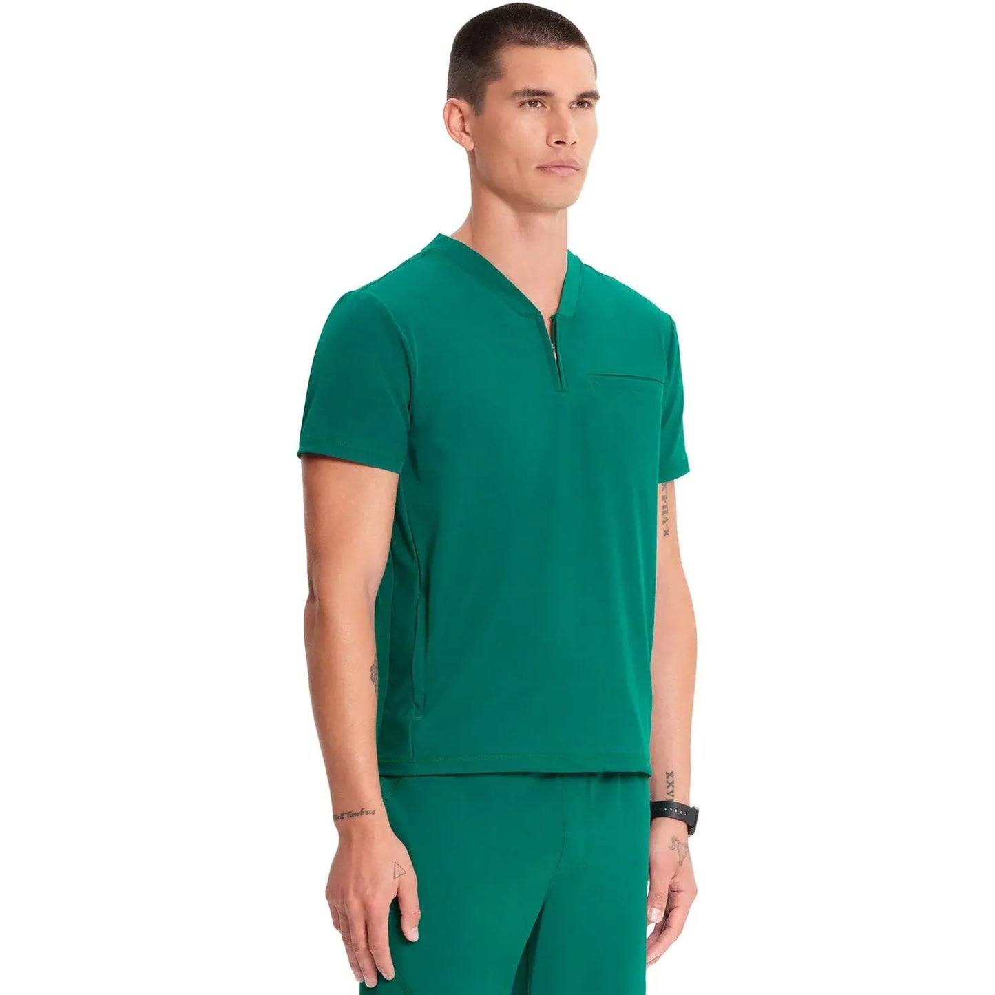 Infinity GNR8 IN702A Mens Partial Zip V-Neck Top Men Top Hunter