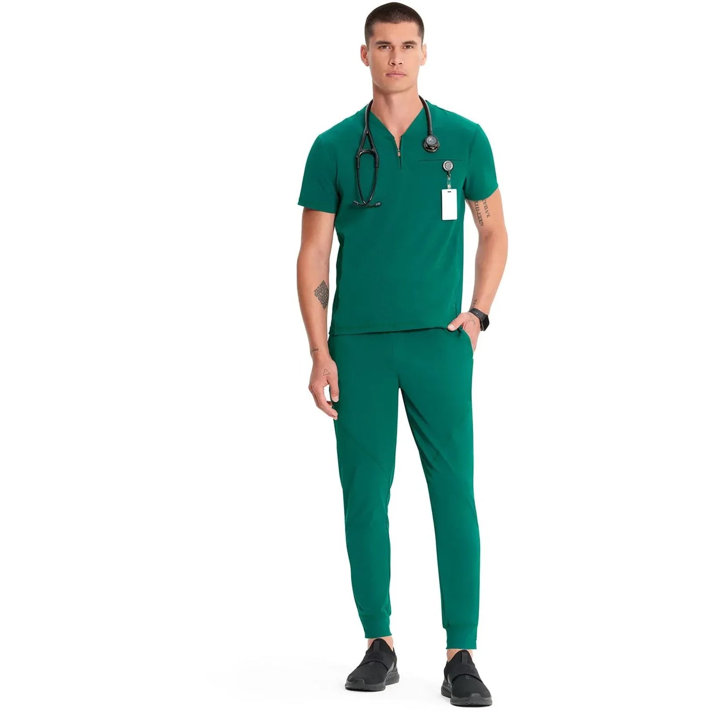 Infinity GNR8 IN702A Mens Partial Zip V-Neck Top Men Top Hunter