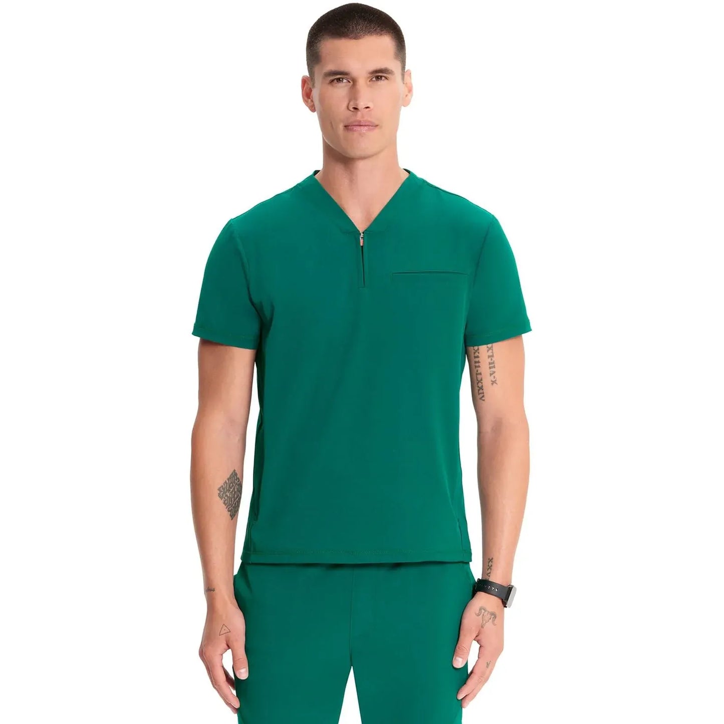 Infinity GNR8 IN702A Mens Partial Zip V-Neck Top Men Top Hunter