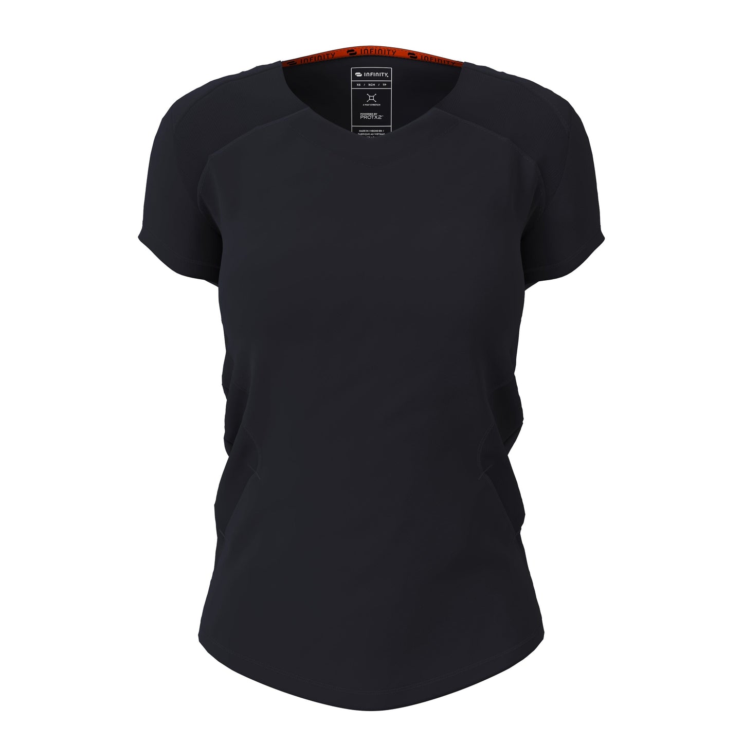 Infinity Scrubs Top Infinity IN620A V-neck Scrubs Top Women Black