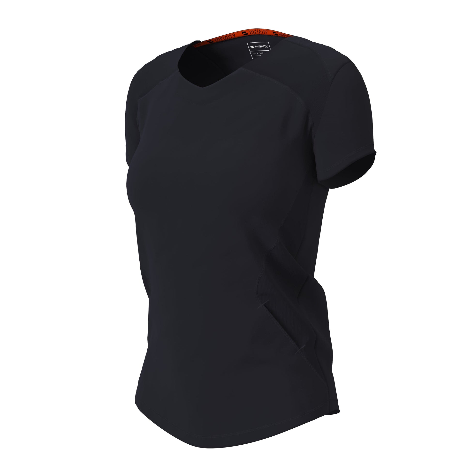 Infinity Scrubs Top Infinity IN620A V-neck Scrubs Top Women Black