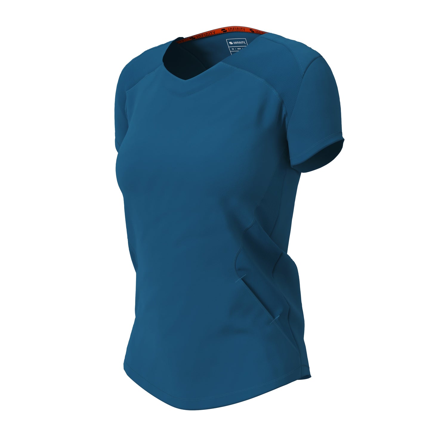 Infinity Scrubs Top Infinity IN620A V-neck Scrubs Top Women Caribbean Blue