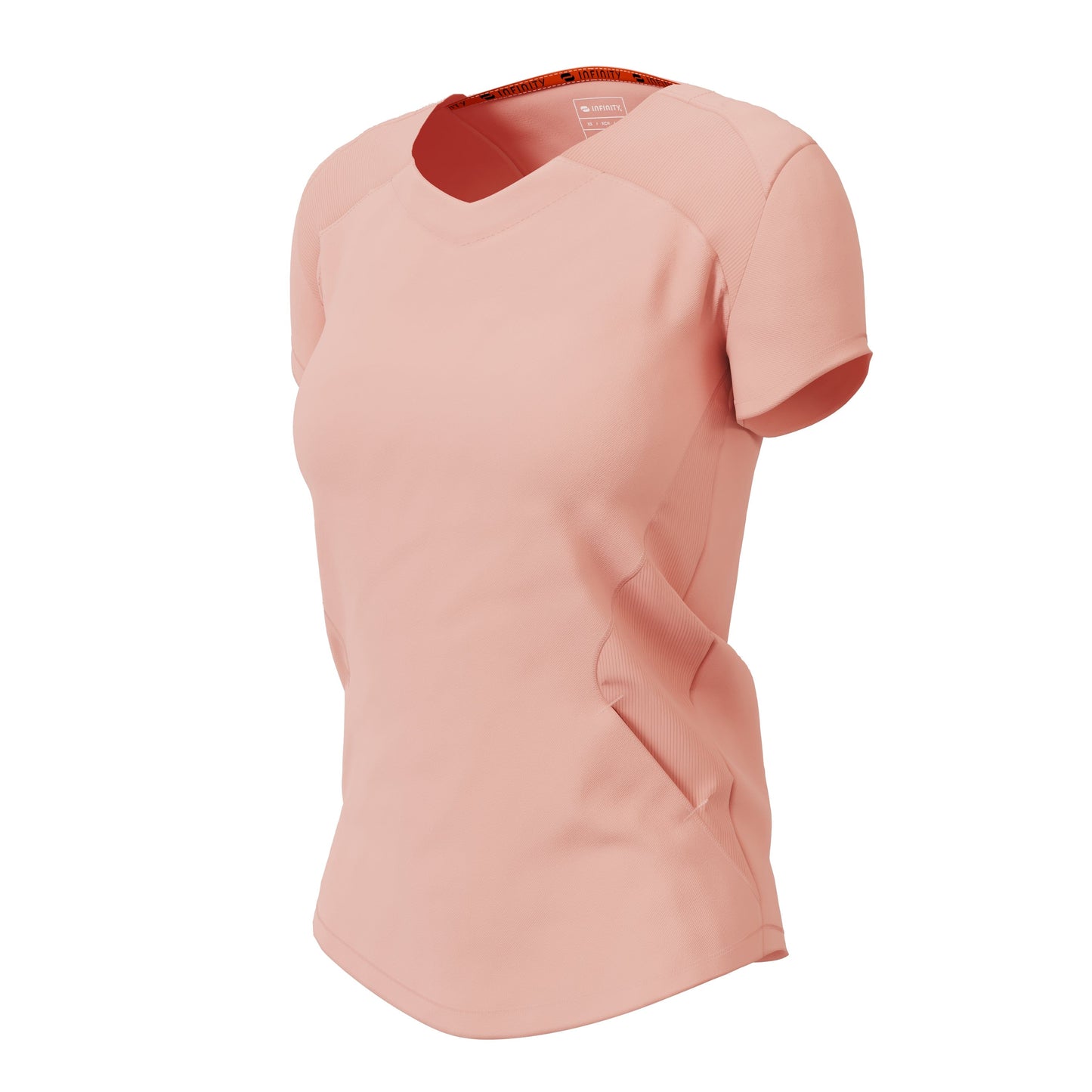Infinity Scrubs Top Infinity IN620A V-neck Scrubs Top Women Electric Coral