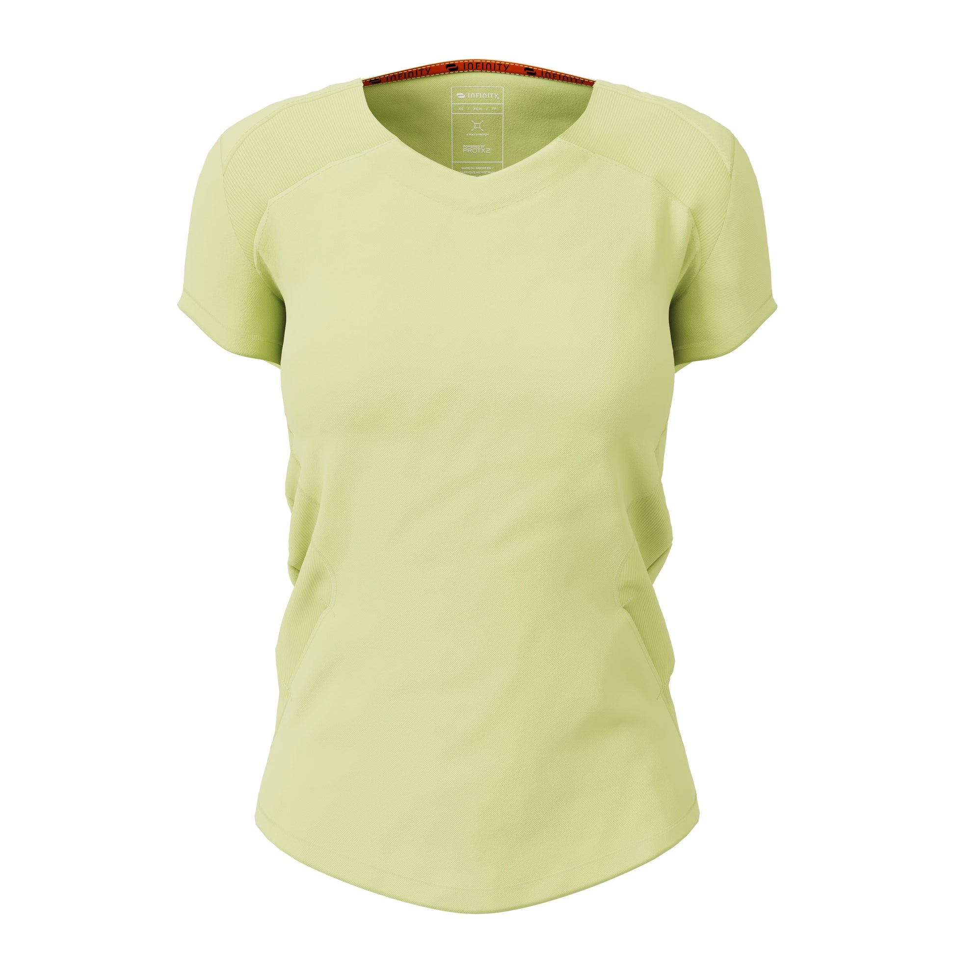 Infinity Scrubs Top Infinity IN620A V-neck Scrubs Top Women Green Energy