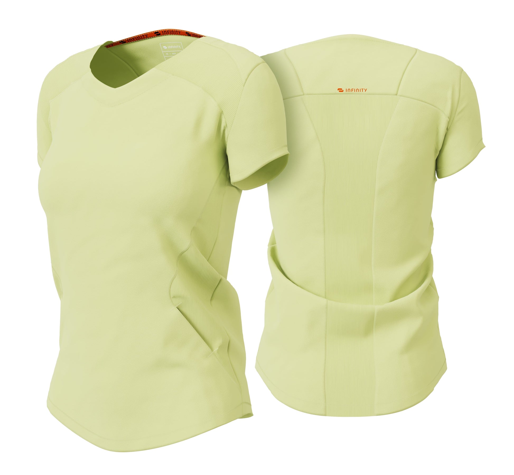 Infinity Scrubs Top XS Infinity IN620A V-neck Scrubs Top Women Green Energy