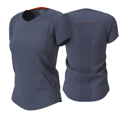 Infinity Scrubs Top 3XL Infinity IN620A V-neck Scrubs Top Women Pewter