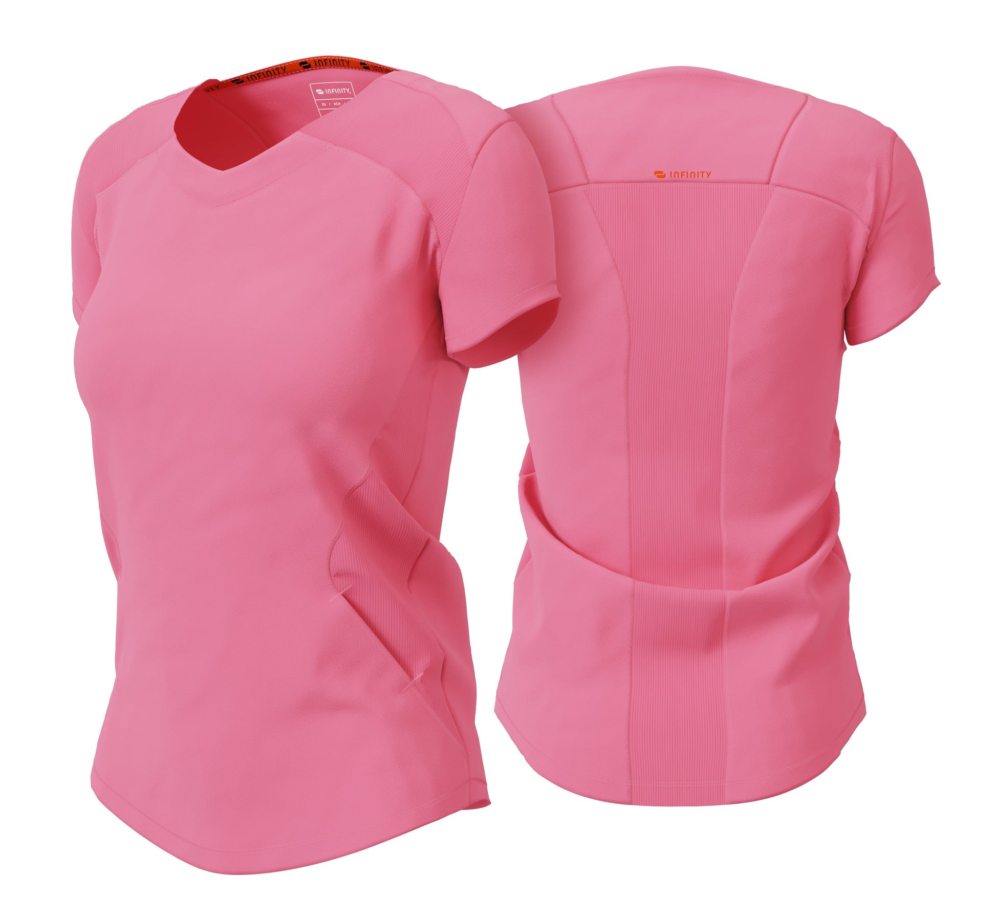 Infinity Scrubs Top 3XL Infinity IN620A V-neck Scrubs Top Women Power Pink