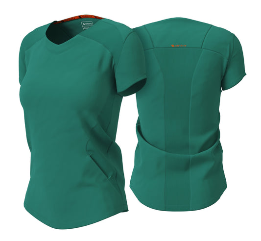 Infinity Scrub Top Infinity IN620A V-neck Scrubs Top Women Top Hunter
