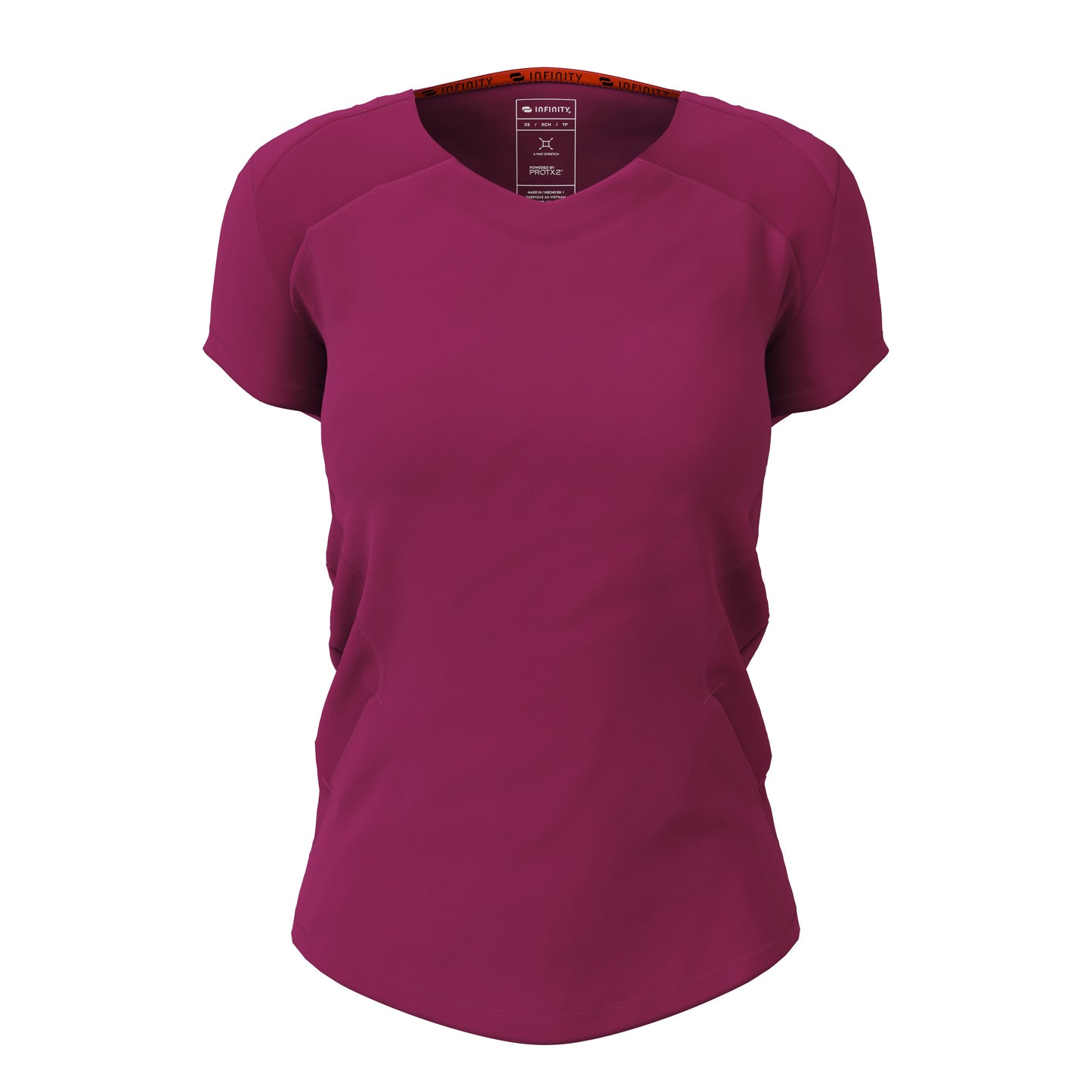 Infinity Scrubs Top Infinity IN620A V-neck Scrubs Top Women Wine