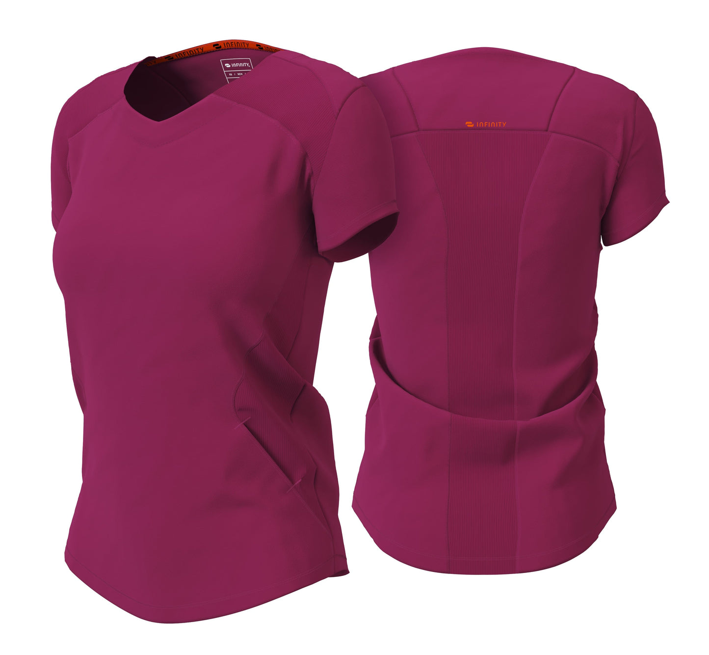 Infinity Scrubs Top 2XL Infinity IN620A V-neck Scrubs Top Women Wine
