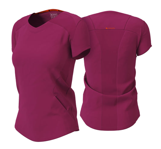 Infinity Scrubs Top 2XL Infinity IN620A V-neck Scrubs Top Women Wine