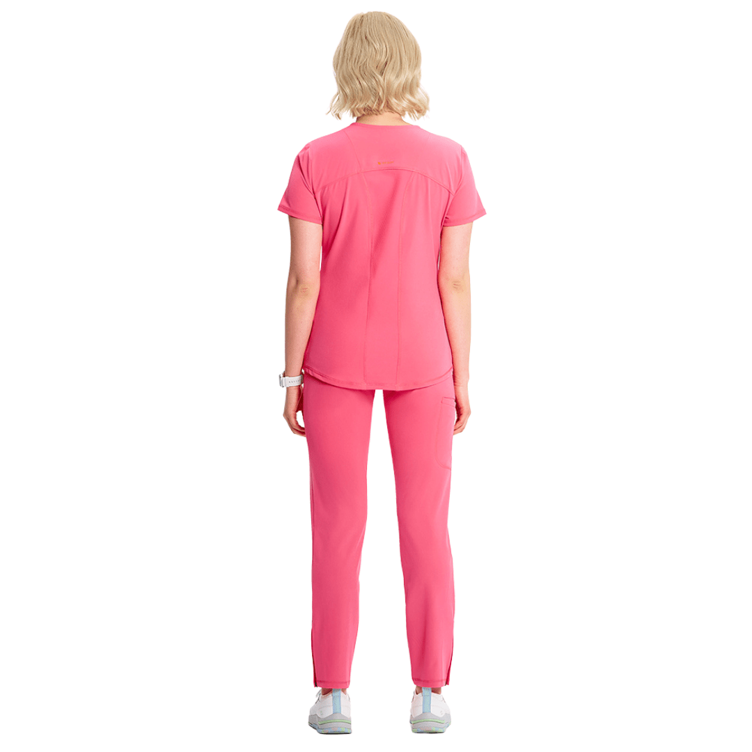 PIM-BUN Infinity IN620A V-neck Top Women Top Power Pink