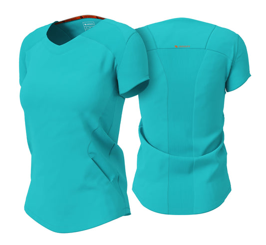 Infinity Scrub Top 3XL Infinity IN620A V-neck Top Women Top Teal Blue