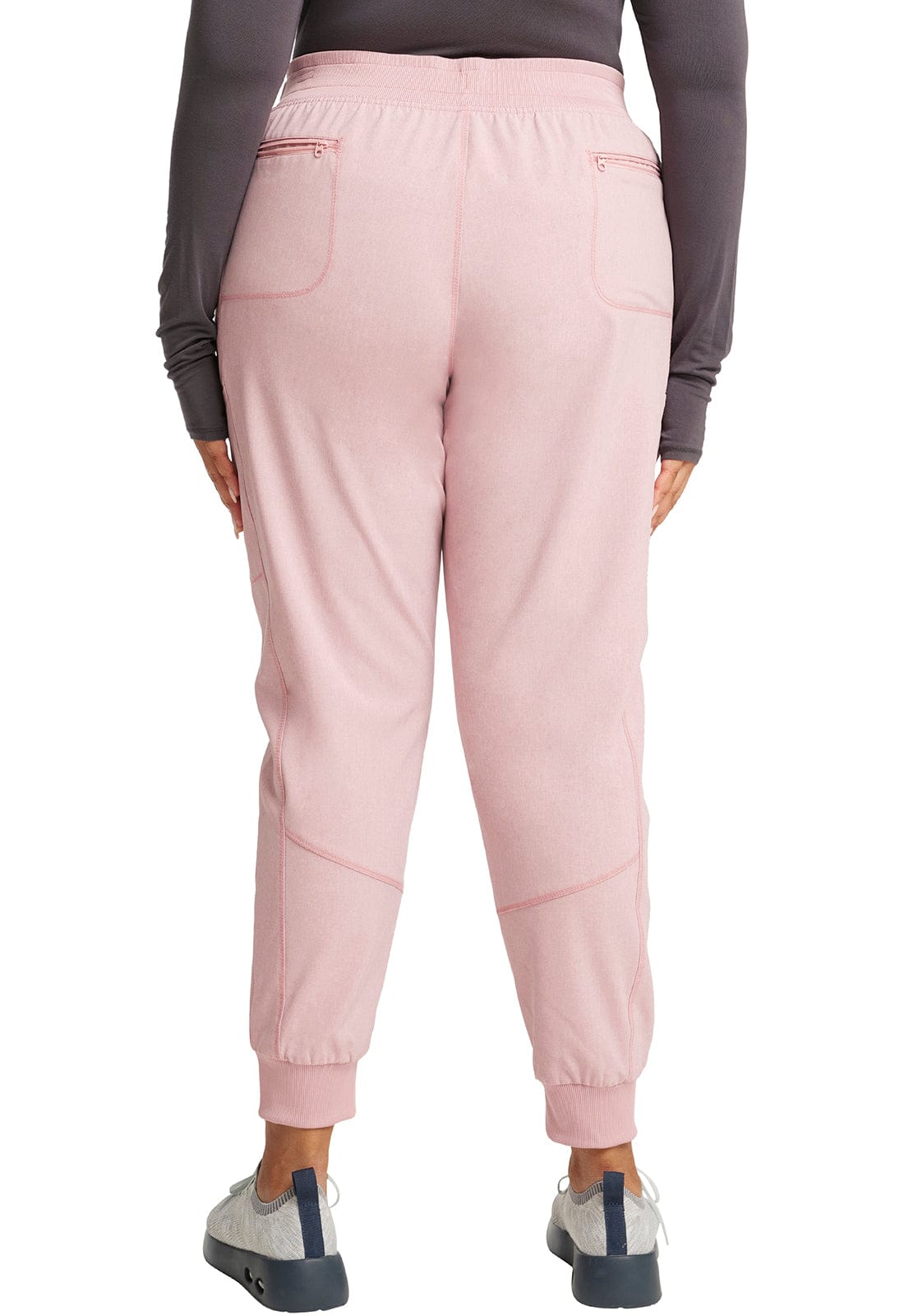 Cherokee Scrubs Pants Infinity Scrubs Jogger Pants Frosted Rose Heather