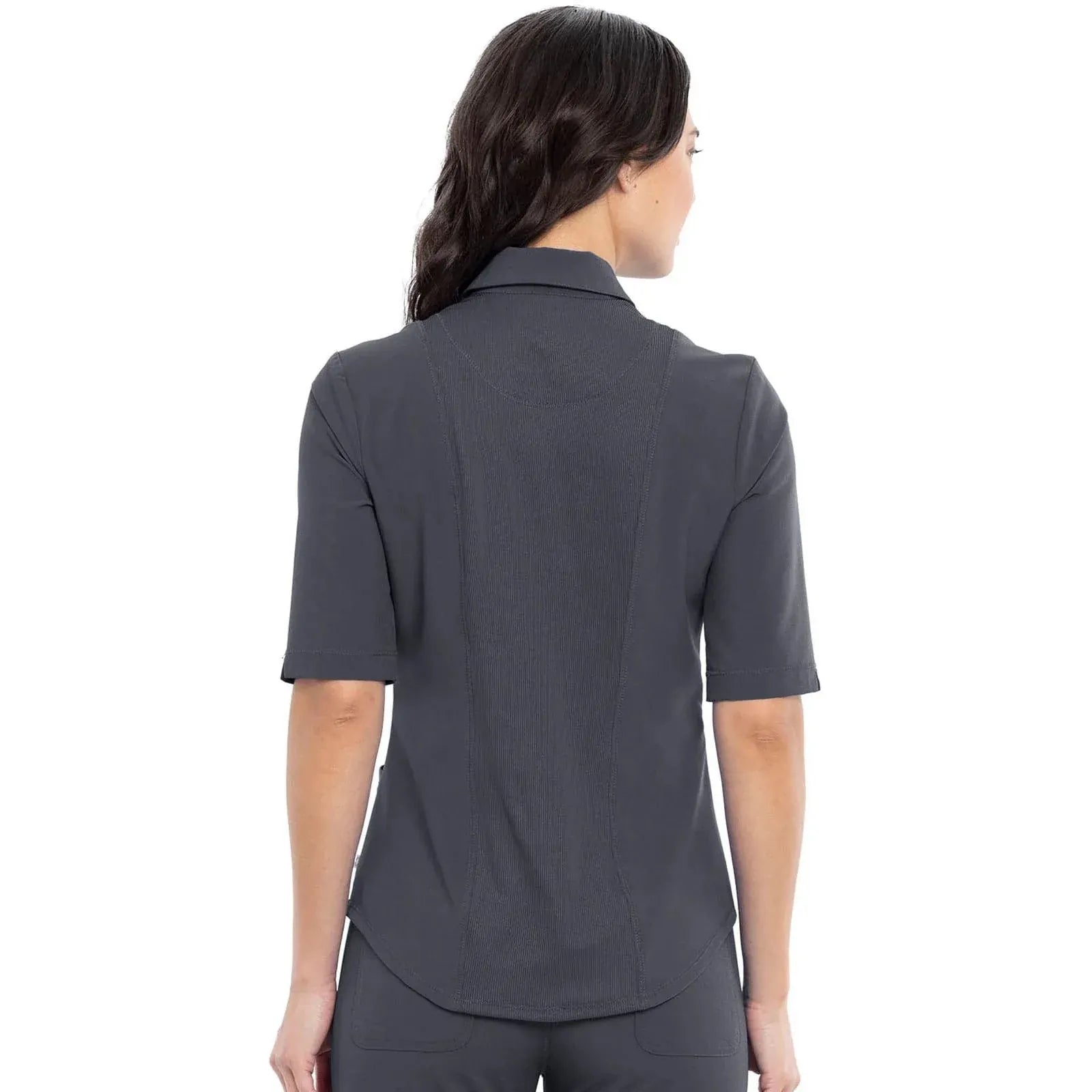 Cherokee Scrubs Top Infinity Scrubs Polo Shirt Black