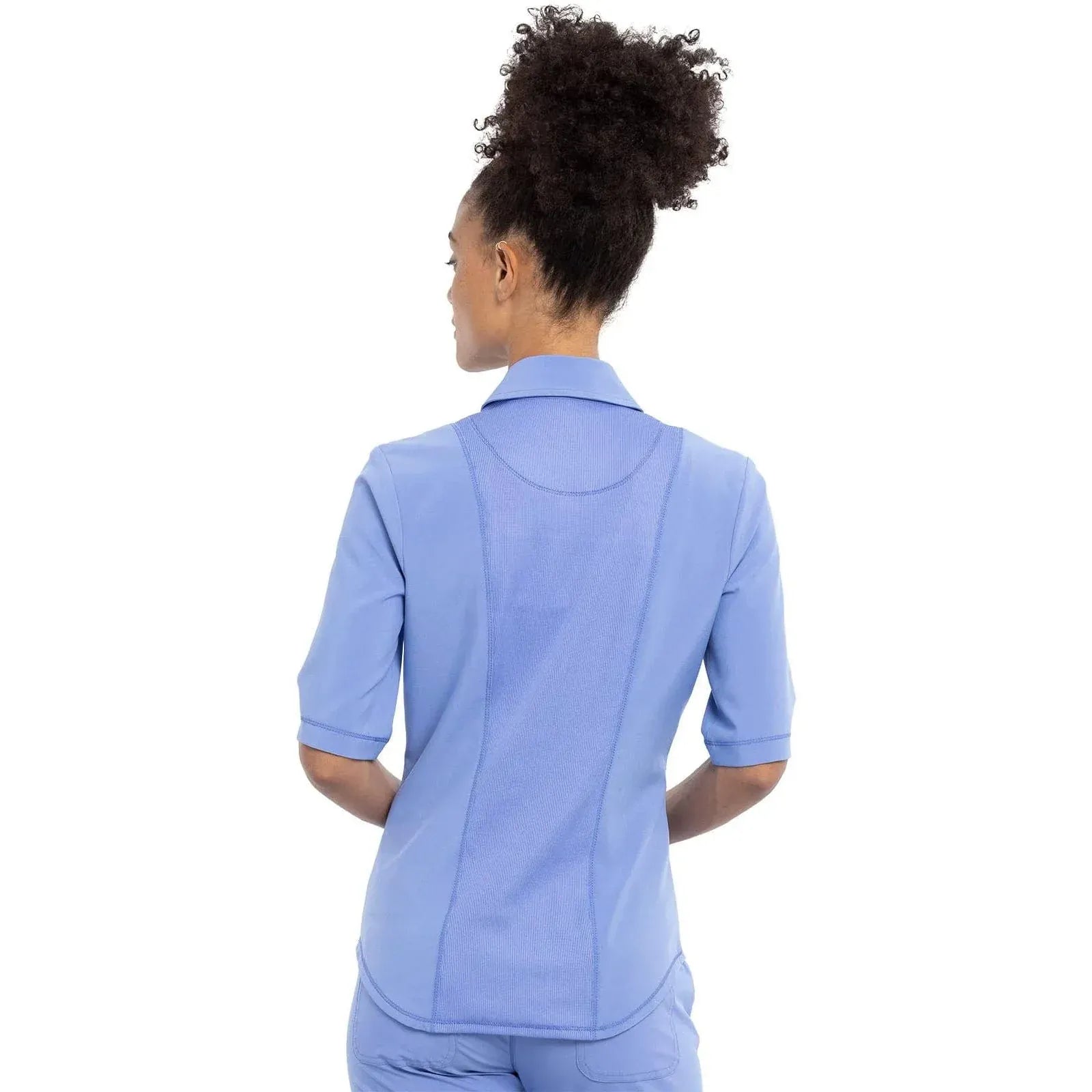 Cherokee Scrubs Top Infinity Scrubs Polo Shirt Ciel Blue