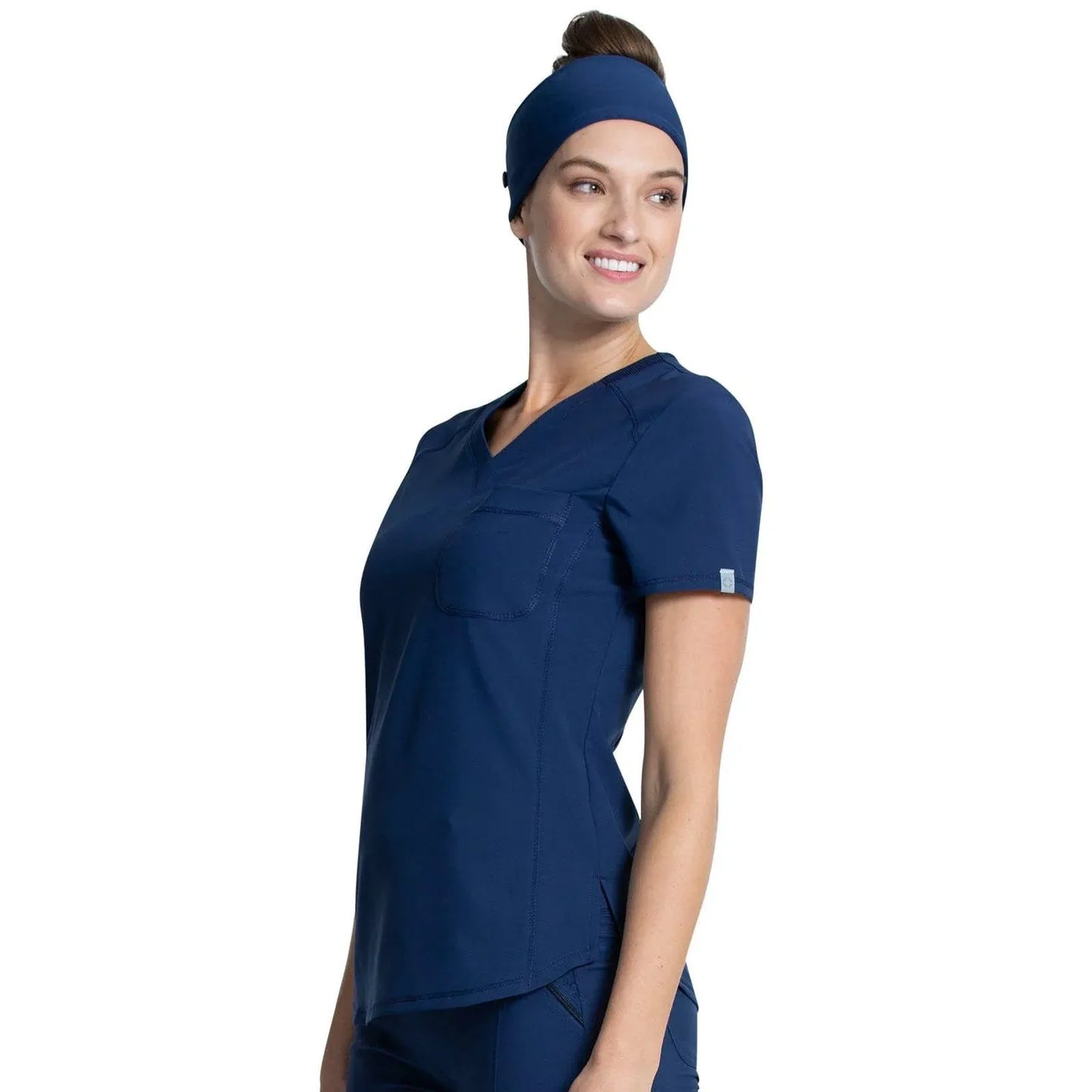 Infinity Scrub Tops Navy / XXS Infinity Scrubs Tuckable V-Neck Top