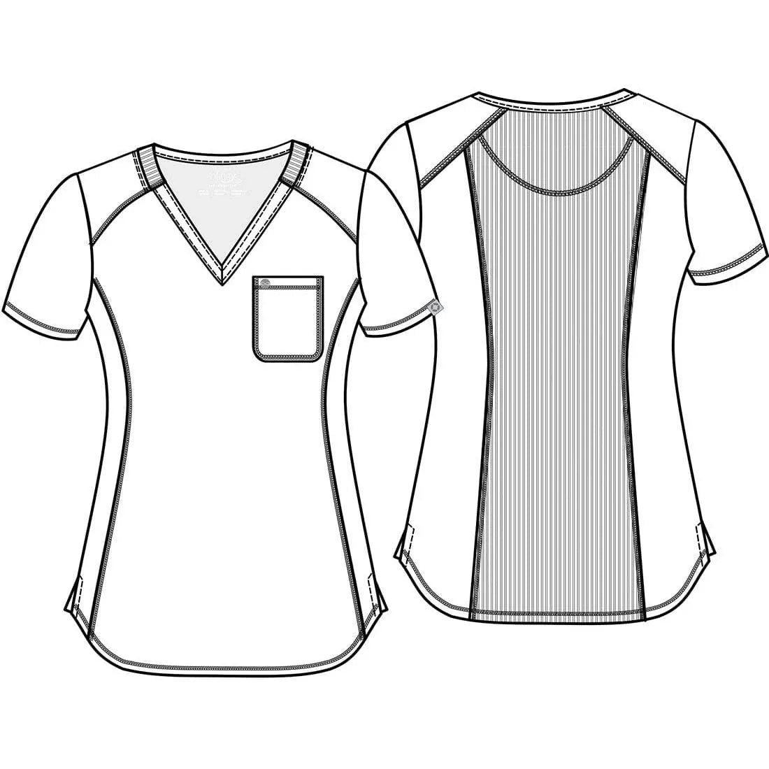Infinity Scrub Tops Infinity Scrubs Tuckable V-Neck Top