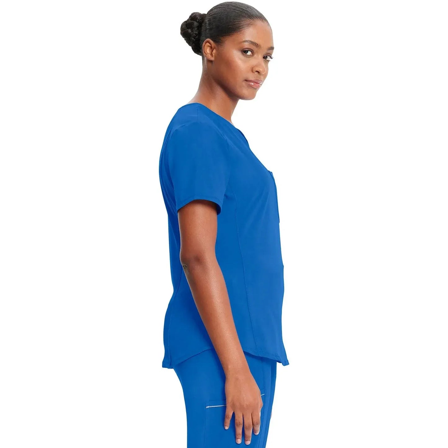 Infinity Scrubs Tuckable V-Neck Top Royal CK687A