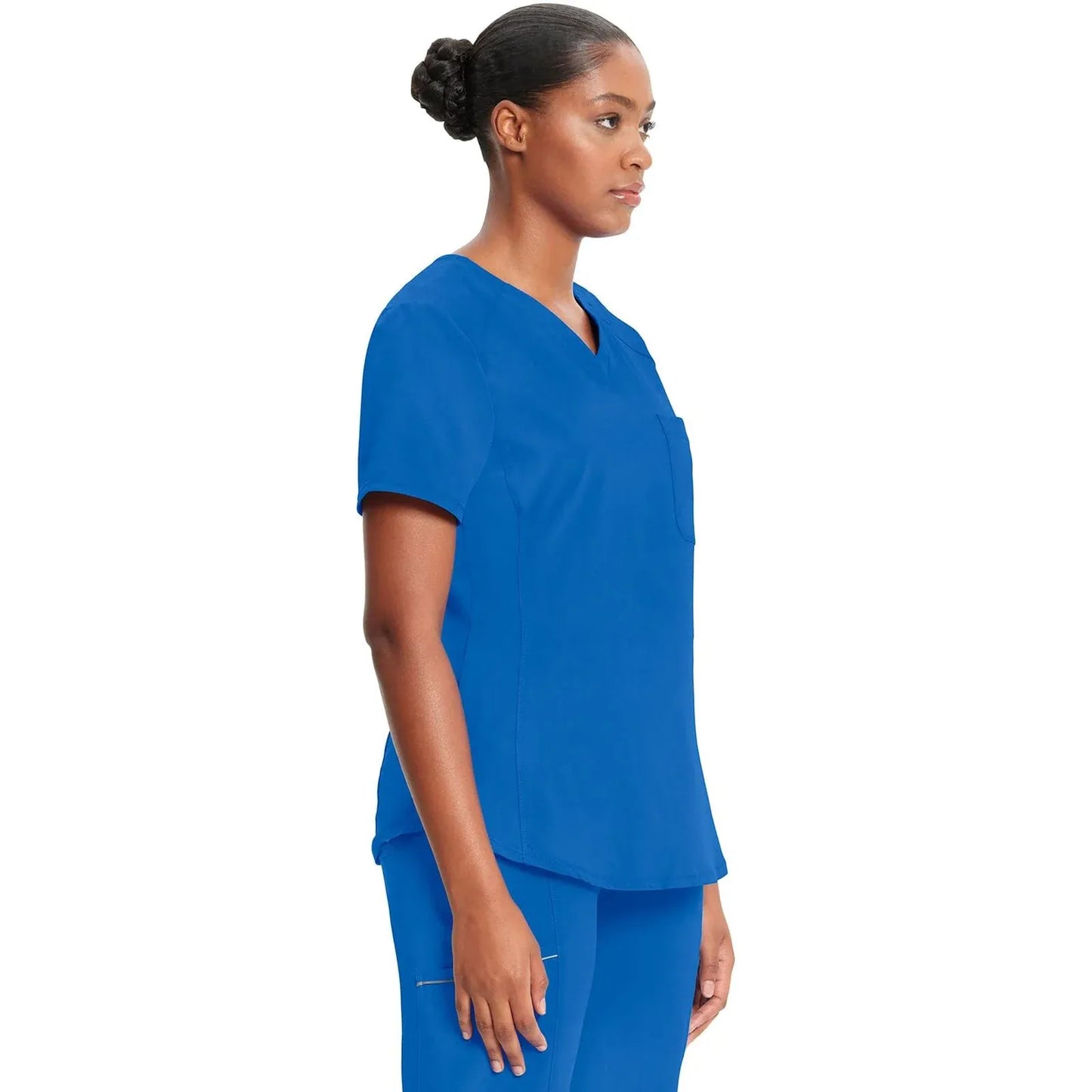 Infinity Scrubs Tuckable V-Neck Top Royal CK687A