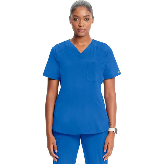 Infinity Scrubs Tuckable V-Neck Top Royal CK687A